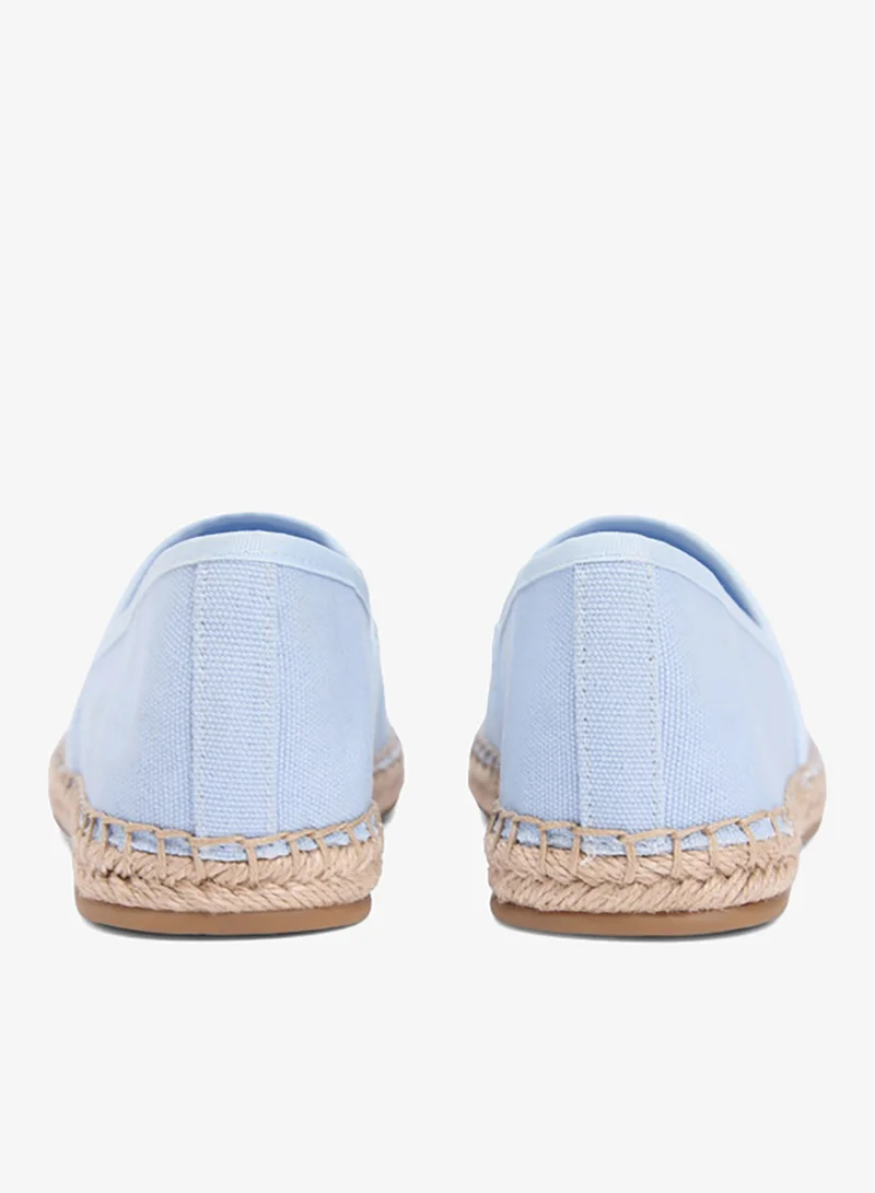 TOMMY HILFIGER  Flag Embroidery Canvas Espadrilles for Women | Best Price UAE